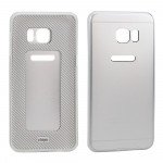 Wholesale Samsung Galaxy S6 Edge Plus Slim Aluminum Hybrid Case (Silver)